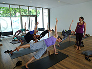 Rückblick: dreitägiger Workshop (vom 24.-26.7.2015.) im Münchner Studio „Yoga am Engel“  (©Foto: Anke Sieker)